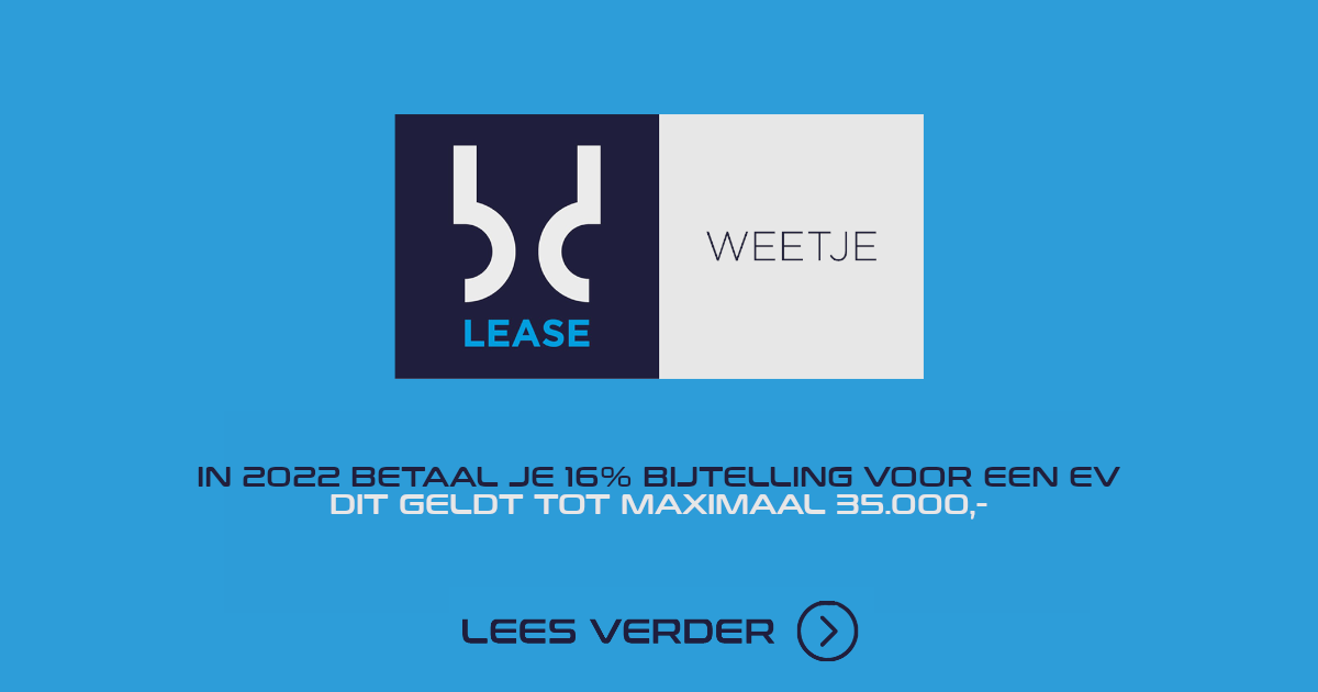 Wat is de bijtelling van een elektrische auto in 2022? » BD Lease Altijd de beste deal